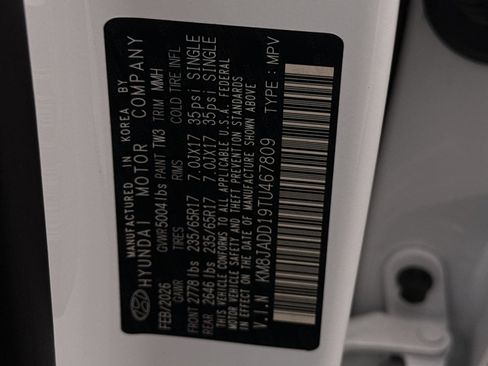 New 2026 Hyundai Tucson Blue SE image 28