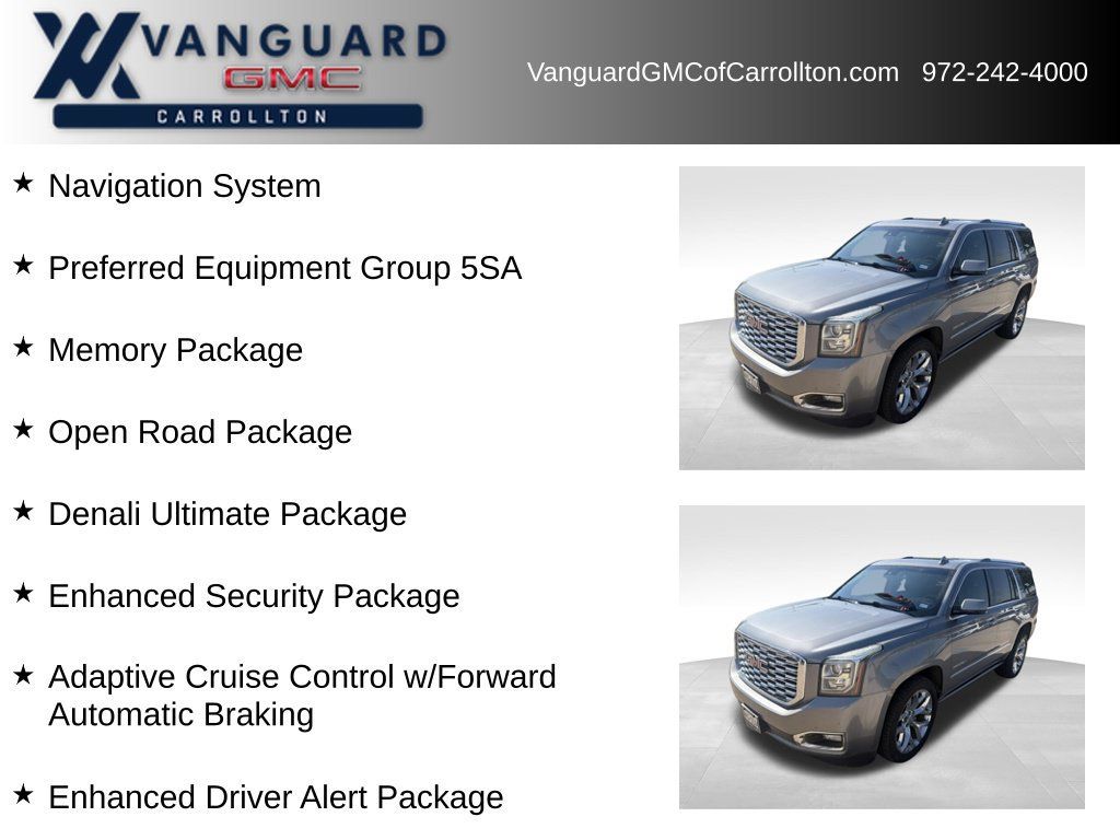 Used 2018 GMC Yukon Denali w/ Denali Ultimate Package RWD image 4