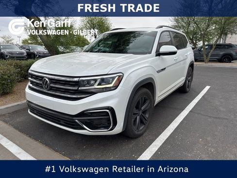 Used 2021 Volkswagen Atlas SE w/ Panoramic Sunroof Package FWD image 1