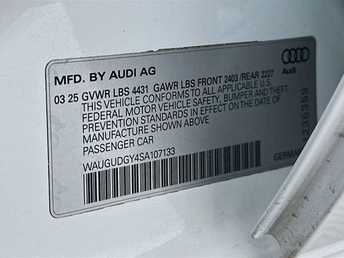 Certified 2025 Audi A3 2.0T Premium w/ Black Optic Package image 30