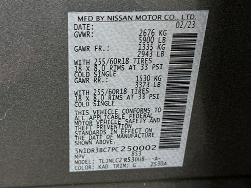 Used 2023 Nissan Pathfinder SV image 12