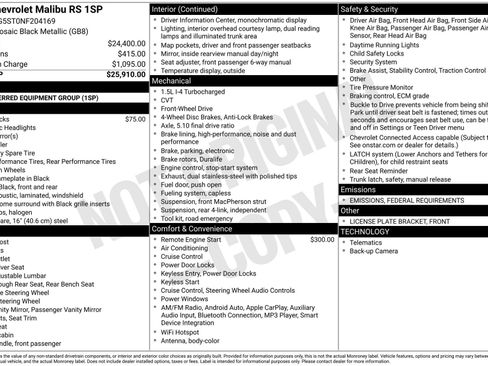 Certified 2022 Chevrolet Malibu RS image 4