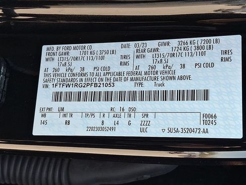 Used 2023 Ford F150 Raptor AWD/4WD image 28