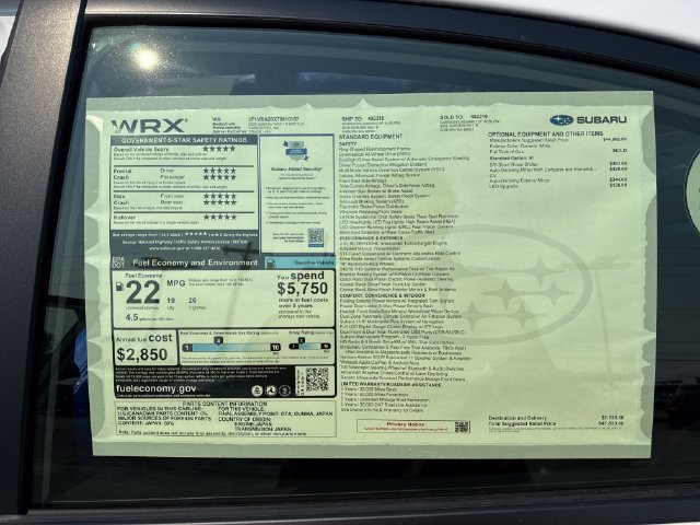 New 2026 Subaru WRX tS AWD/4WD image 33