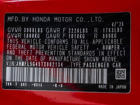 New 2026 Honda Civic Type R image 14