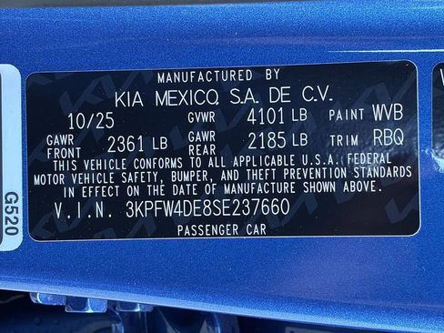 New 2025 Kia K4 GT-Line Turbo w/ GT-Line Sunroof Package FWD image 30