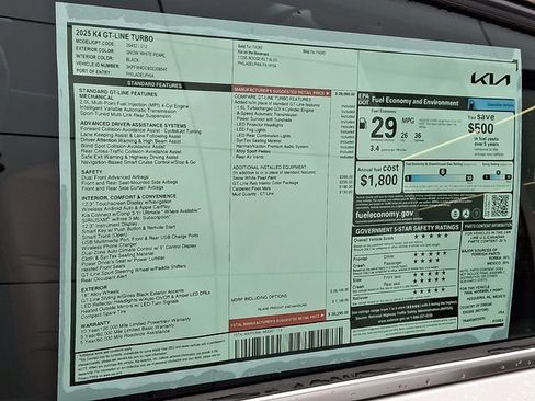 New 2025 Kia K4 GT-Line Turbo image 4