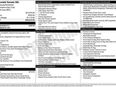 Used 2023 Hyundai Sonata SEL w/ Cargo Package FWD image 10