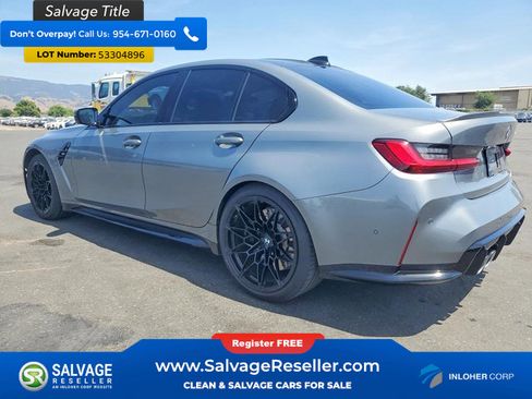 Used 2022 BMW M3 w/ Parking Assistance Package RWD image 3