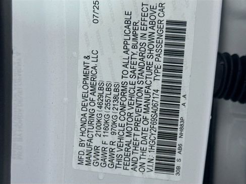 Certified 2025 Honda Accord EX-L image 42