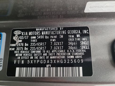 Used 2017 Kia Sorento AWD w/ LX Convenience Package image 33