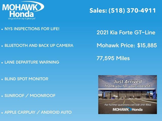 Used 2021 Kia Forte GT-Line w/ GT-Line Premium Package FWD image 2
