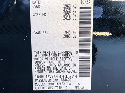 Certified 2024 Nissan Altima 2.5 SL image 34