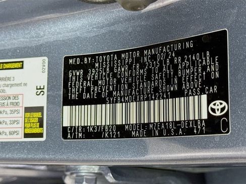Certified 2024 Toyota Corolla LE FWD image 31