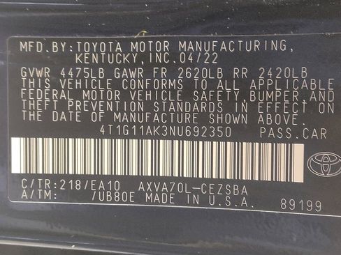 Used 2022 Toyota Camry SE image 33