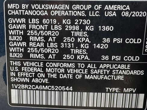 Used 2021 Volkswagen Atlas SEL image 39