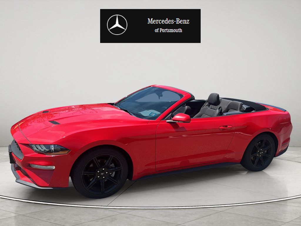 Used 2019 Ford Mustang Convertible w/ Black Accent Package RWD image 1