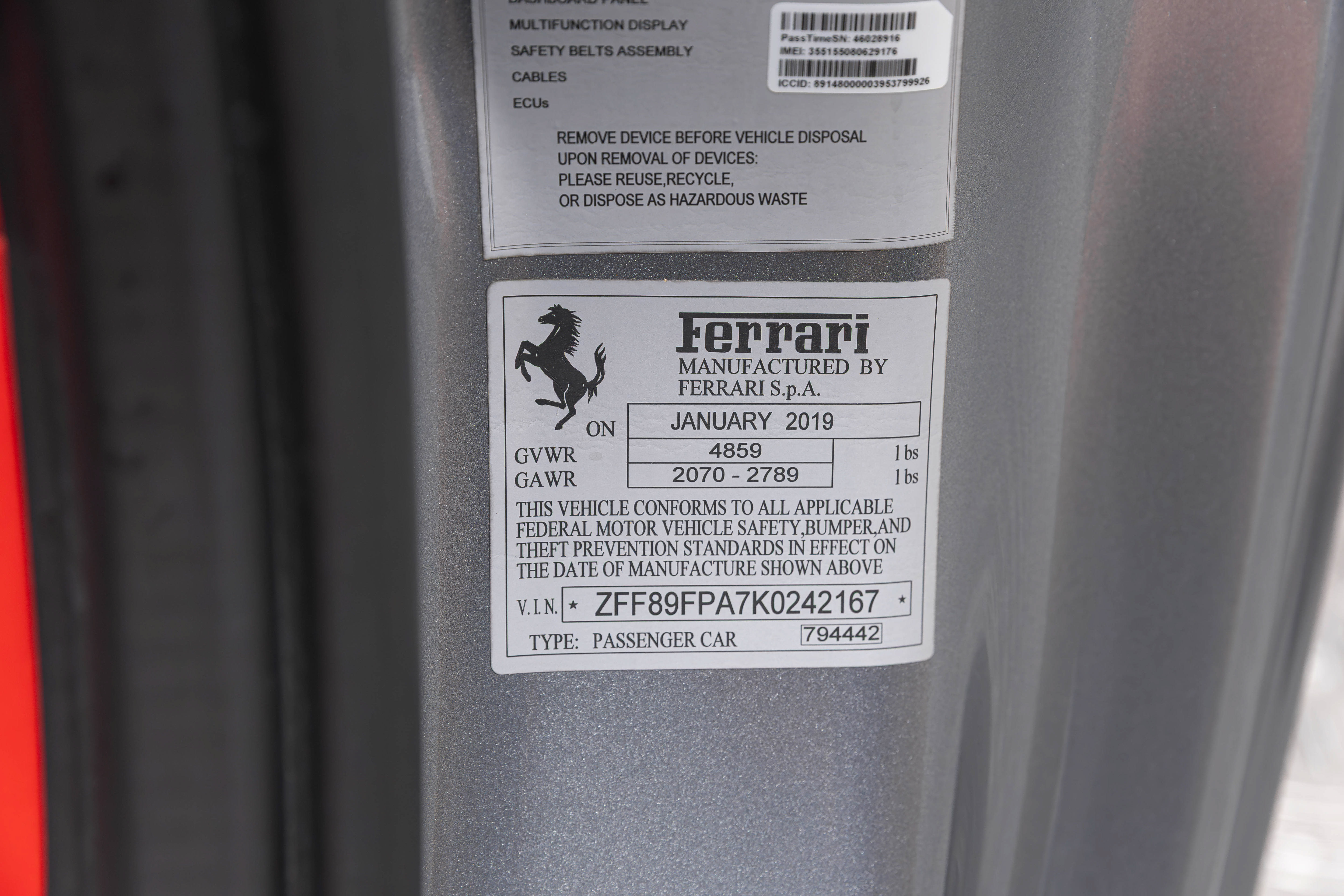 Certified 2019 Ferrari Portofino RWD image 20