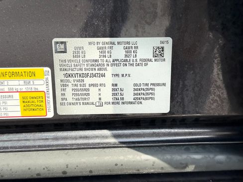 Used 2015 GMC Acadia Denali AWD/4WD image 35