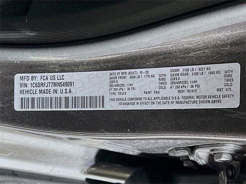 Used 2021 RAM 1500 Laramie w/ Night Edition image 11