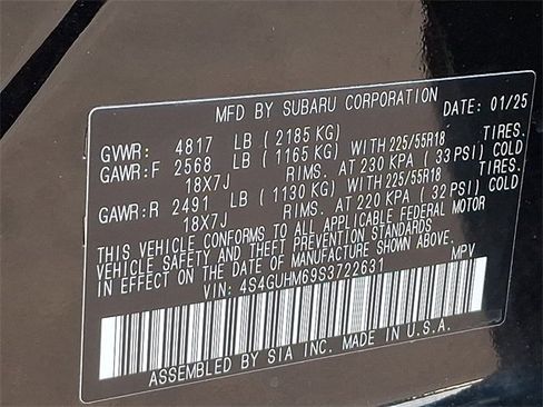 Certified 2025 Subaru Crosstrek 2.5i Limited w/ Popular Package #4A image 27