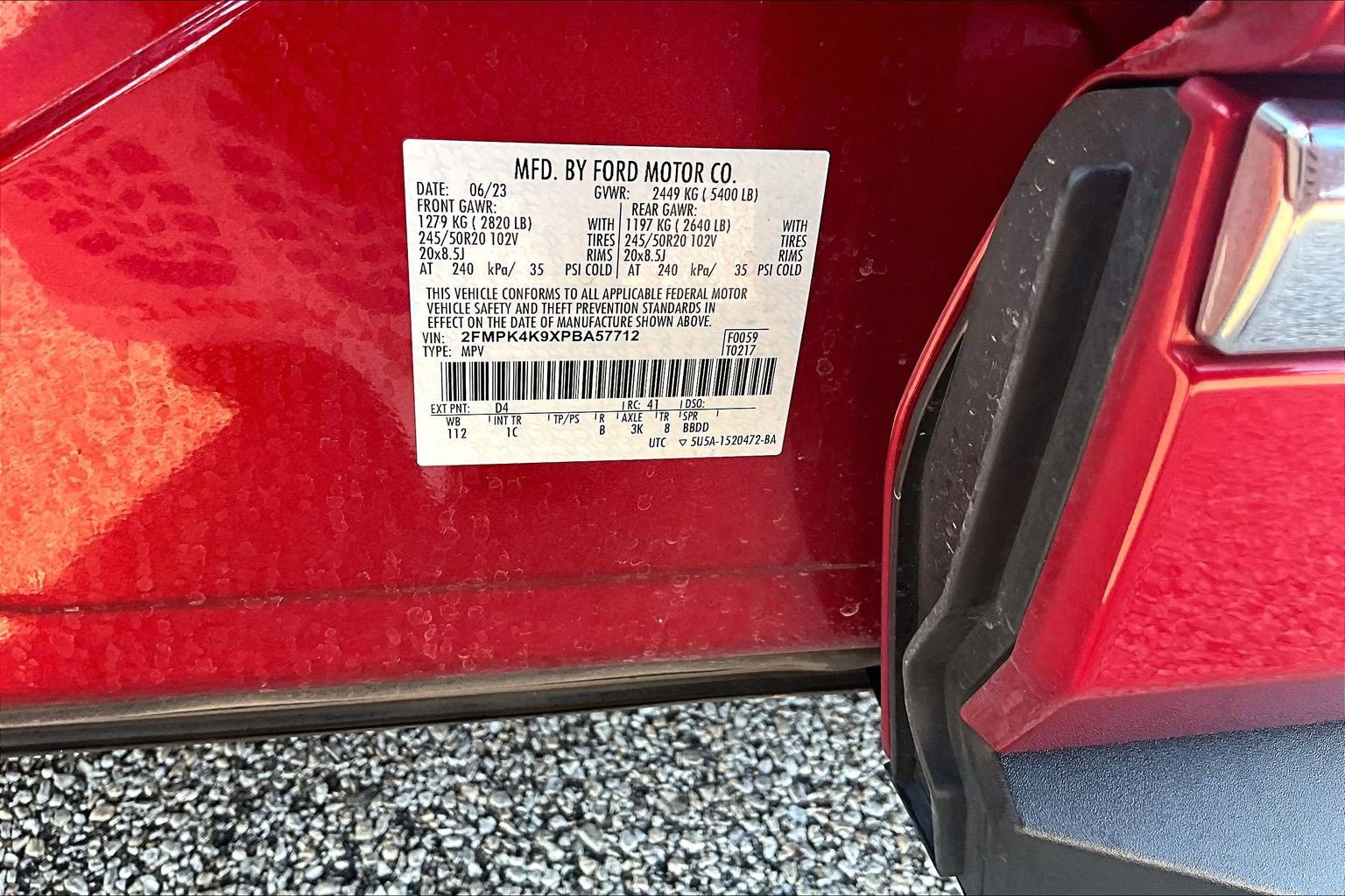 Certified 2023 Ford Edge Titanium w/ Equipment Group 301A AWD/4WD image 36