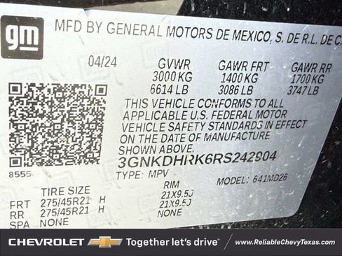 Used 2024 Chevrolet Blazer EV RS RWD image 9