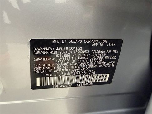 Used 2019 Subaru Forester Limited w/ Popular Package #3 image 30