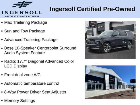 Used 2025 Chevrolet Tahoe High Country w/ Sun And Tow Package image 5