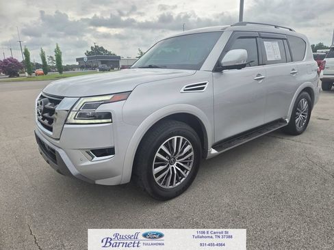 Used 2023 Nissan Armada SL w/ Captain's Chairs Package RWD image 1