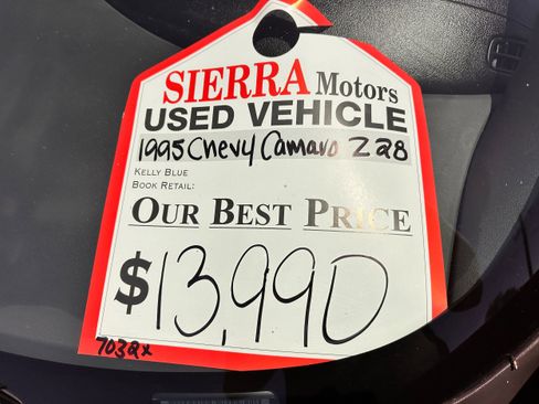 Used 1995 Chevrolet Camaro Z28 image 9