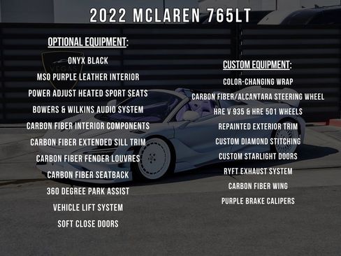 Used 2022 McLaren 765LT Base image 6