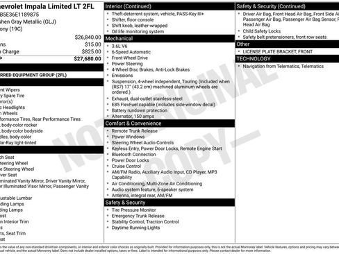 Used 2014 Chevrolet Impala LT image 13