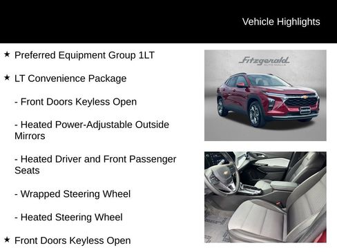 Used 2025 Chevrolet Trax LT w/ LT Convenience Package FWD image 9