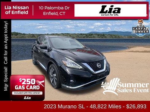 Certified 2023 Nissan Murano SL w/ SL Moonroof Package AWD/4WD image 1
