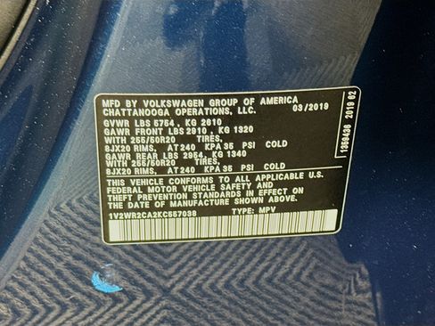 Used 2019 Volkswagen Atlas SE w/ Towing Package FWD image 39