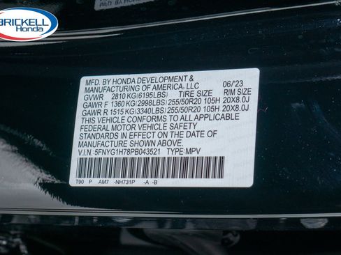 Certified 2023 Honda Pilot Touring image 43