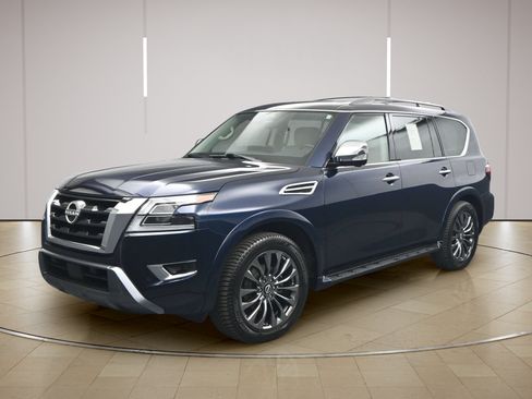 Certified 2023 Nissan Armada Platinum w/ Captain's Chairs Package AWD/4WD image 3