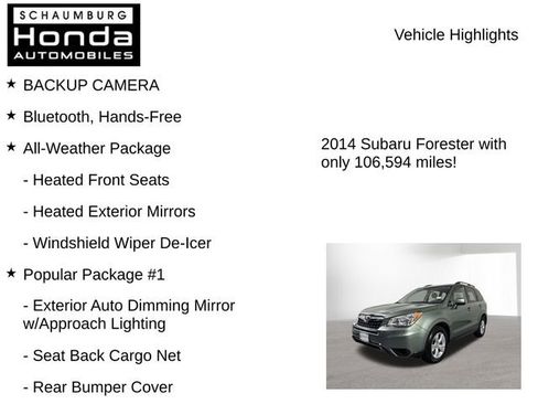 Used 2014 Subaru Forester 2.5i Premium w/ Popular Package #1 image 7