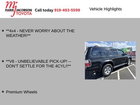 Used 2002 Toyota 4Runner SR5 AWD/4WD image 5