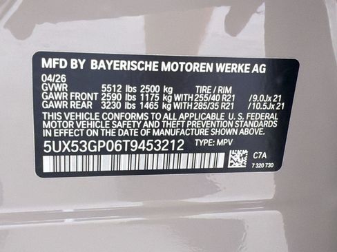 New 2026 BMW X3 xDrive30i w/ Premium Package AWD/4WD image 20