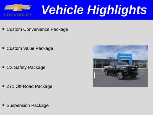 New 2026 Chevrolet Silverado 2500 Custom w/ Custom Value Package AWD/4WD image 2