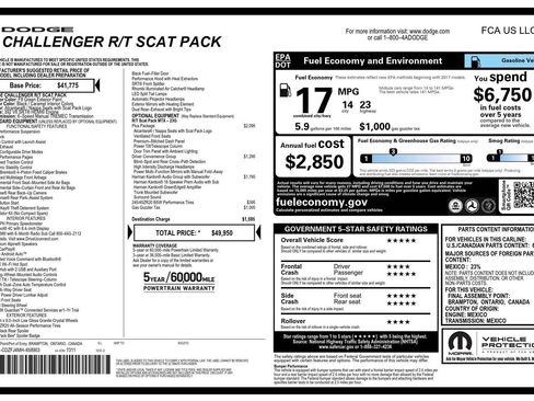 Used 2021 Dodge Challenger R/T Scat Pack w/ Plus Package image 49