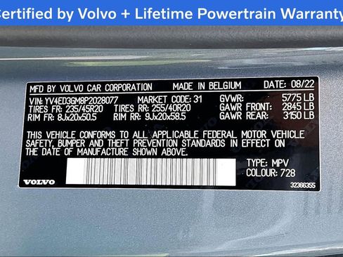 Certified 2023 Volvo C40 P8 Recharge Ultimate AWD/4WD image 45
