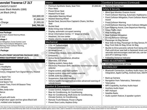 Used 2026 Chevrolet Traverse LT AWD/4WD image 4