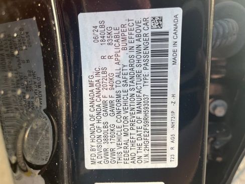 Used 2024 Honda Civic Sport image 31