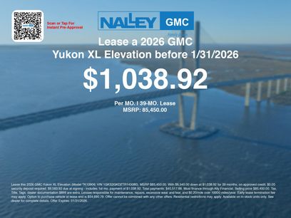 New 2026 GMC Yukon XL Elevation