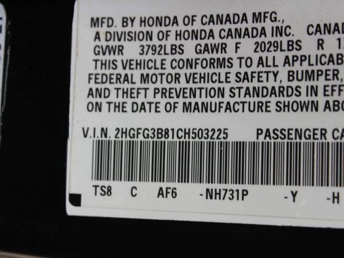 Used 2012 Honda Civic EX image 9