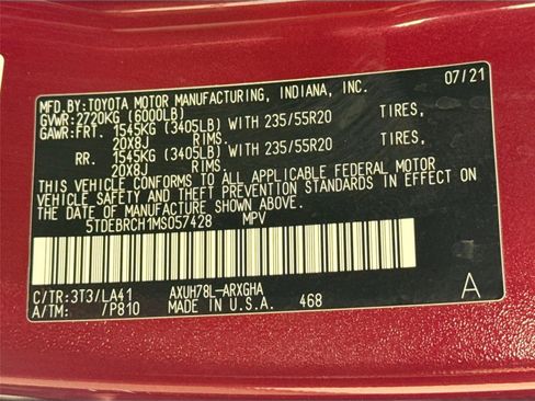 Used 2021 Toyota Highlander Platinum image 60