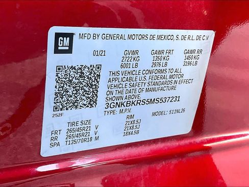 Used 2021 Chevrolet Blazer RS w/ Enhanced Convenience Package image 33